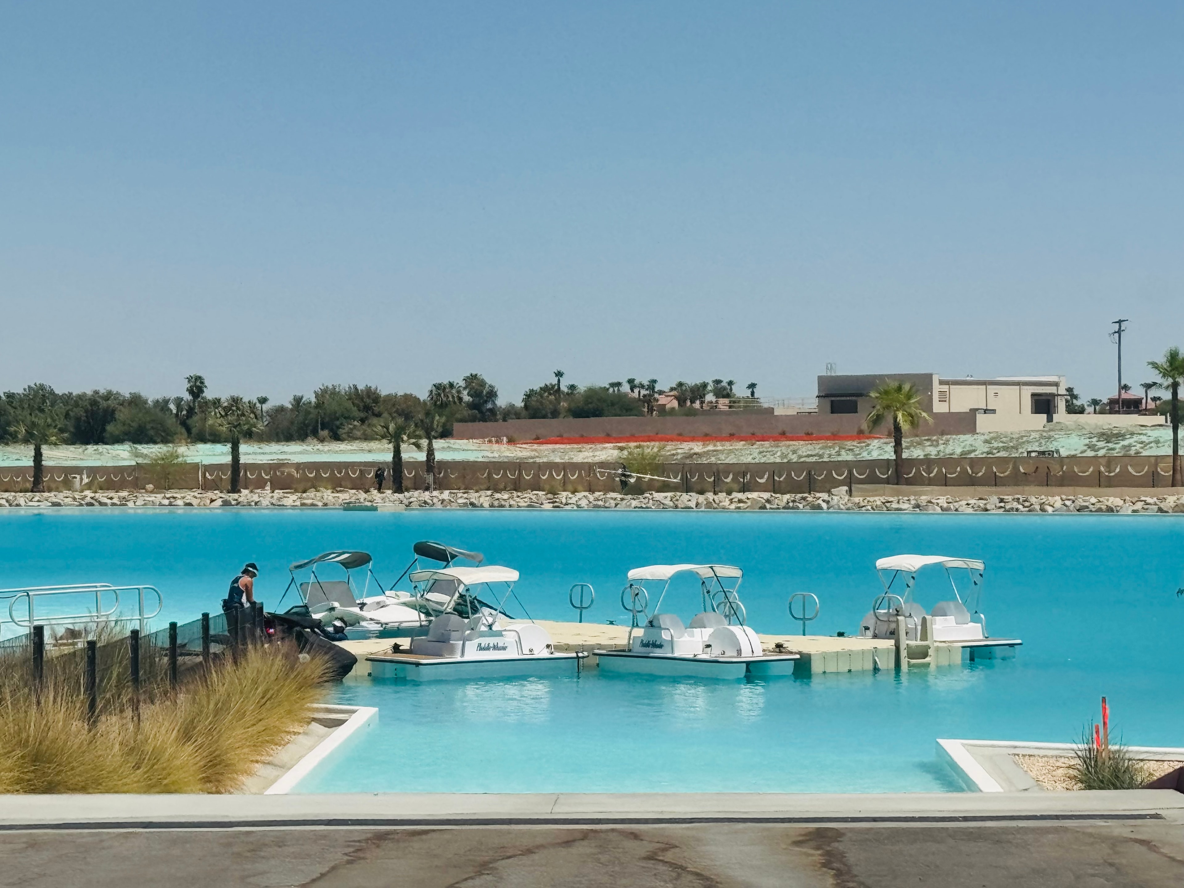 Heated lagoon at Cotino Beach Club